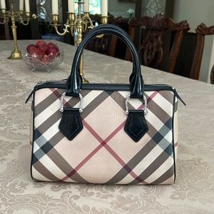 Burberry Nova Check Boston Bag